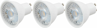 3Er Set Led-Strahler Mcshine PV-MCOB GU10, 5W, 400Lm, 38°, 3000K, Warmweiß
