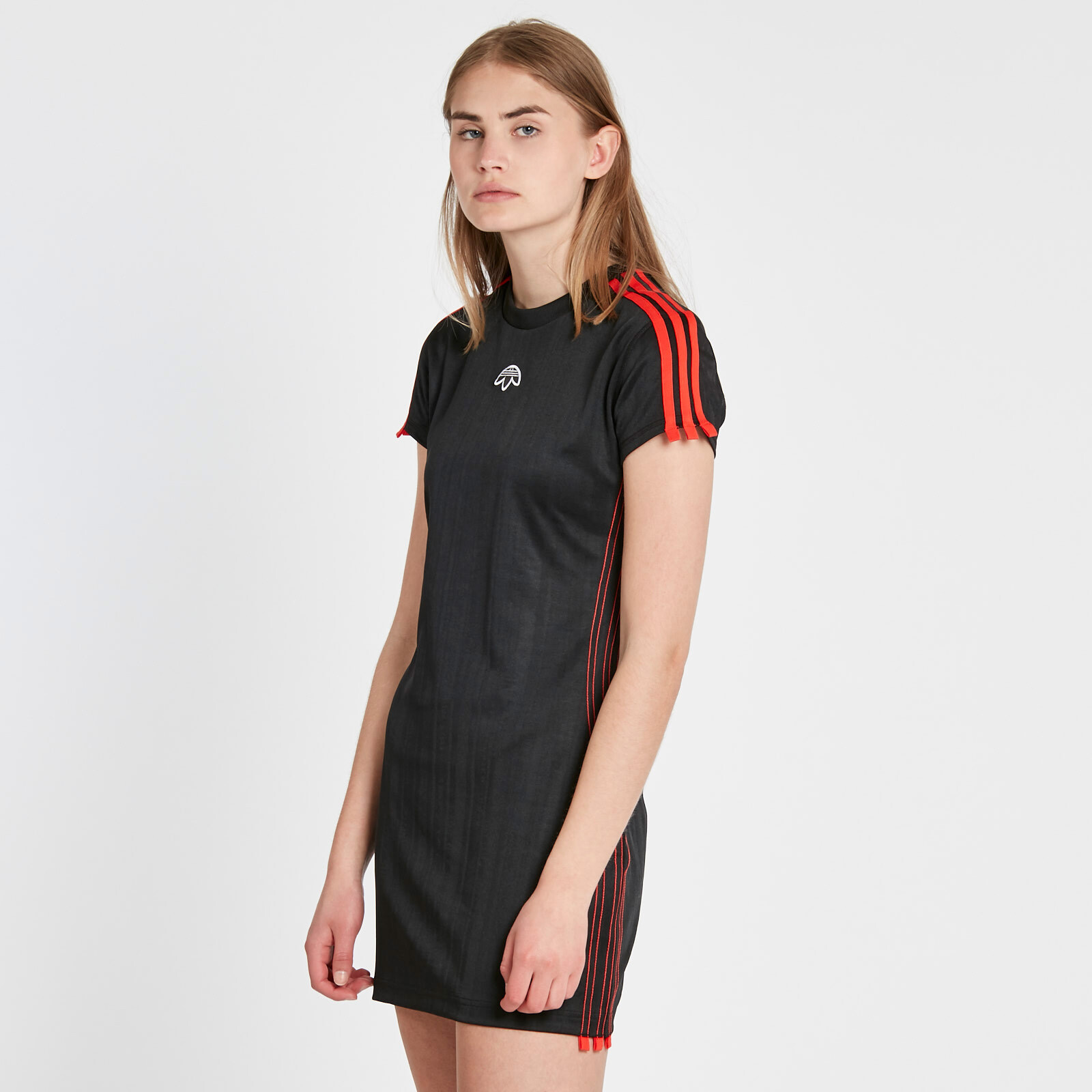 adidas Originals by Alexander Wang AW Women's Jersey Dress 3Stripes Black  DM9687 – Full On Cinema