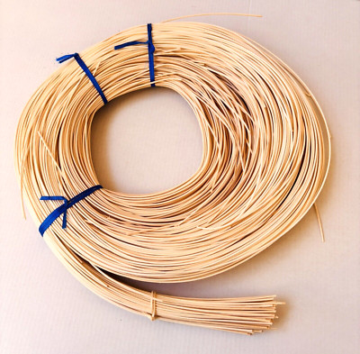 2 mm Round Rattan Reed For Basket Waving, Wicker Furniture Making 14 Oz E1-853
