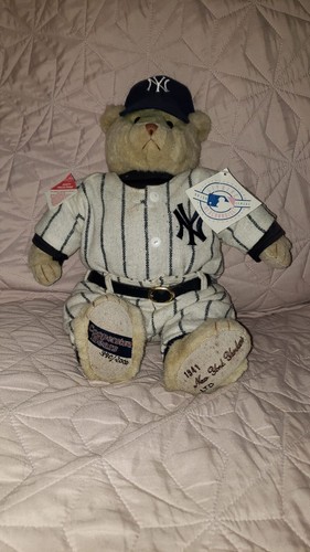 1941 Joe DiMaggio New York Yankees Cooperstown Baseball MLB Teddy Bear #390 - 第 1/7 張圖片