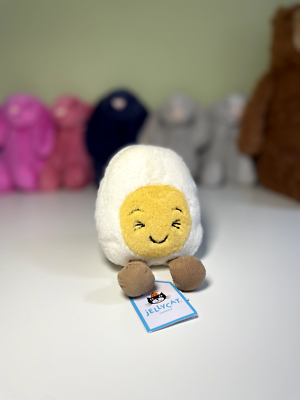 Jellycat small Amuseable Laughing Boiled Egg. New with tags. | eBay UK