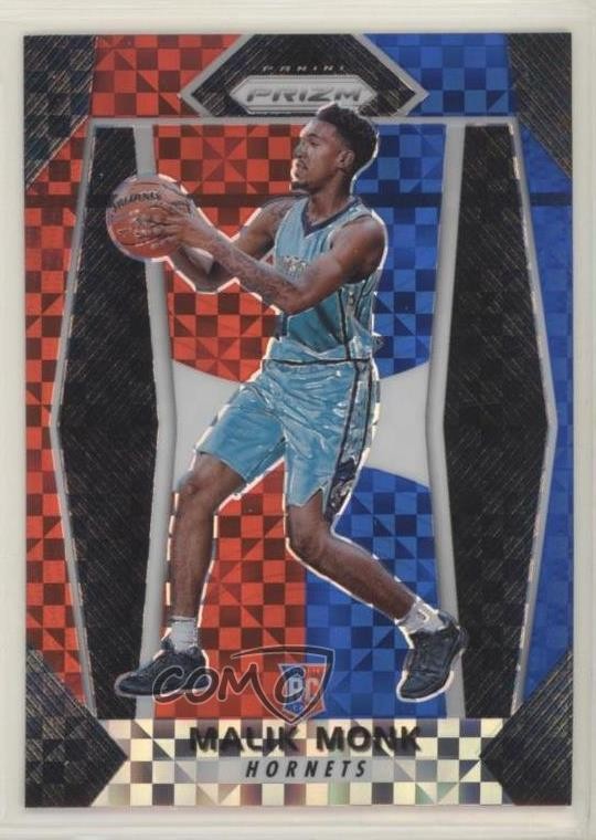 2017-18 Panini Prizm Red White & Blue Prizm Malik Monk #233 2r7
