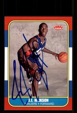 Signed Basketball Card Auto J.J. Hickson 2008-09 Fleer #86R-180 Cavaliers