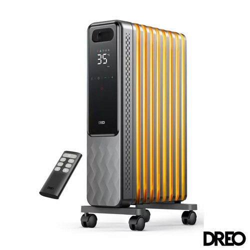 DREO DR-HSH010 9 Fins Oil Filled 2000W Radiator With LED Display