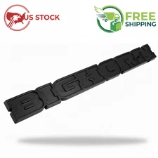 GLOSS BLACK RAM 1500 BIGHORN REAR TAILGATE LETTERING EMBLEM 2019-2023