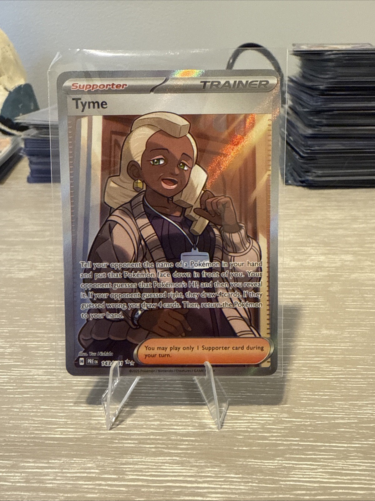 Tyme 143/131 Sv: Prismatic Evolutions Holo