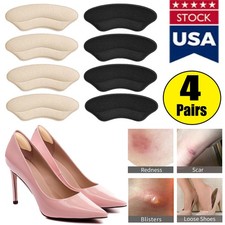 4Pair Anti-drop Heel Sticker with Self-adhesive Pad Heel Sticker for Pain Relief