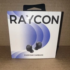 Raycon RBE726-24E-BLA Everyday Earbuds Bluetooth True Wireless Carbon Black New 