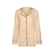 Seidensticker Pyjama Oberteil Damen Satin Schlafanzug Regular Nachtwäsche