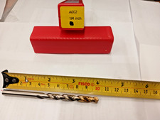 DORMER A002 HSS STRAIGHT SHANK JOBBER DRILLS - TiN TIPPED 1/4"