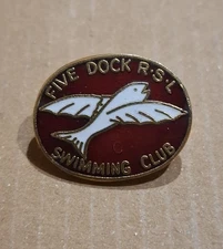 Five Dock RSL Swimming Club Enamel Badge