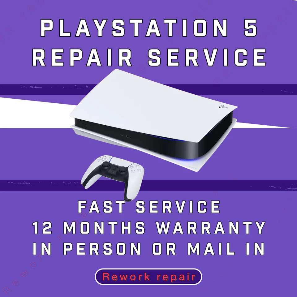 Playstation 5 Repair Service - Water Damage, HDMI, Power, Fan, Disk Drive - PS5 - Image 1 of 2
