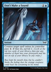 Don't Make a Sound #49 Foil Common Duskmourn: House of Horror MTG