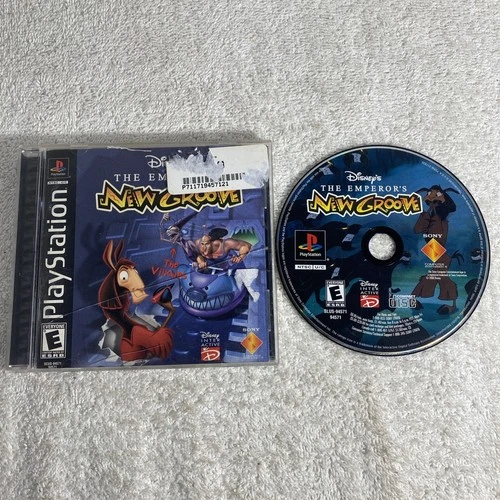 Disney’s  The Emperor's New Groove (Sony PlayStation 1, PS1,2000) CIB Tested