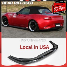 For Mazda Mx5 Miata Roadster Nd Frp Unpainted Cs Style Rear Bumper Diffuser Lip