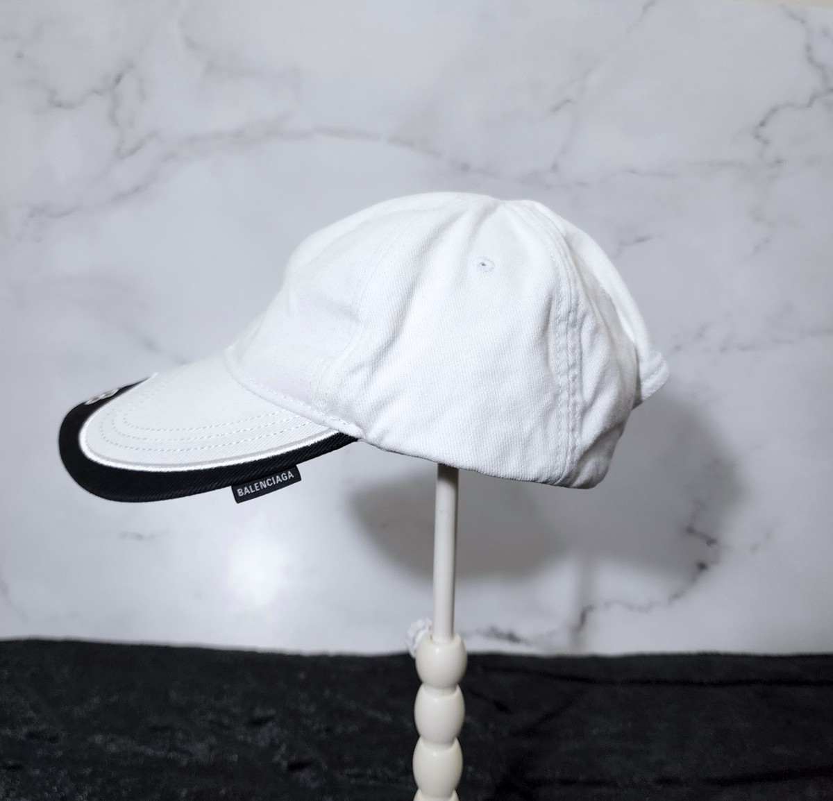 BALENCIAGA キャップ BBロゴ ホワイト 白 Balenciaga BB Logo Baseball Cap White Size L | eBay