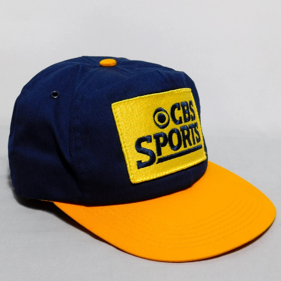 Vintage Original 1980s CBS SPORTS Patch K-Products Snapback Baseball Hat Cap - Image 3 of 4