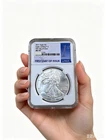 2021 Eagle Eagle Landing T-2 NGC MS70 First Day of Issue S$1