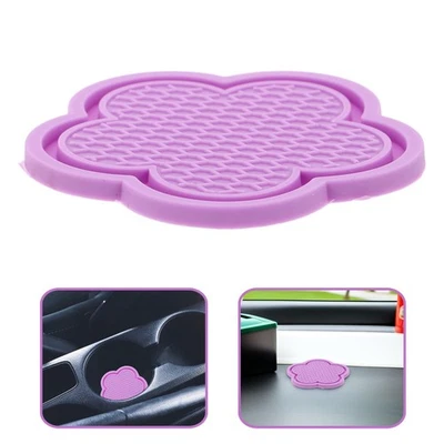 6 Pcs Car Flower Water Coaster Auto Drink Mats Coasters for Women - Image 1 of 4