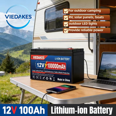 12v lifepo4 battery 100Ah Deep Cycle Rechargeable Battery - Perfect for Off-Grid