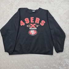 Vintage San Francisco 49ers Sweatshirt Mens Large NFL Football Cross Training 90