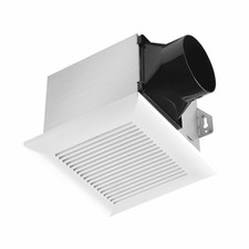 Bathroom Exhaust Fan 90 CFM, 1.2 Sone, 4-Inch Duct,No Attic Access Needed,Ver...