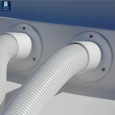 Single Plastic (PP) Outboard Motor Control Cable Flange for 2" Rigging Hose