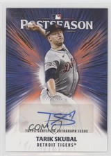 2025 Topps Series 2 Postseason Performance Orange 3/25 Tarik Skubal Auto v9t