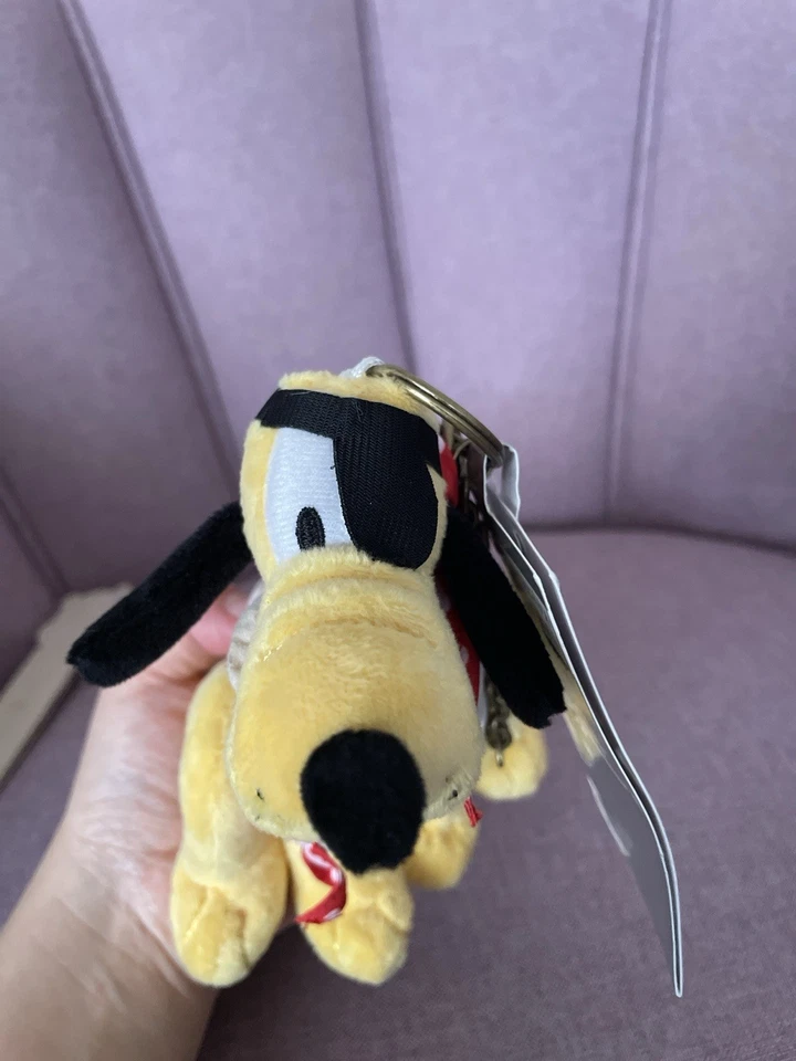 Shanghai Disney Plush Pluto Keychain/bag charm  - Image 2 of 3