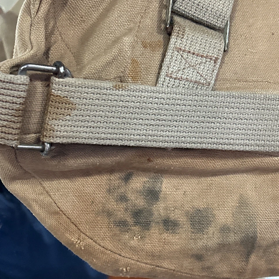 Mochila de senderismo de lona vintage hecha en Francia 1960 FLEXTER Foto 4 de 4