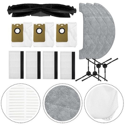 For AIRROBO+Robot Vacuum Cleaner Mop Pads Dust Bags Brush High Quality Parts