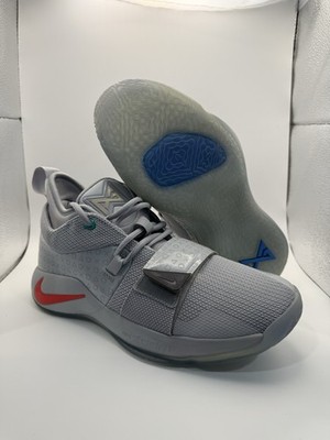 New Men s Nike PlayStation x PG 2.5 Wolf Grey Size 8/9.5W BQ8388-001