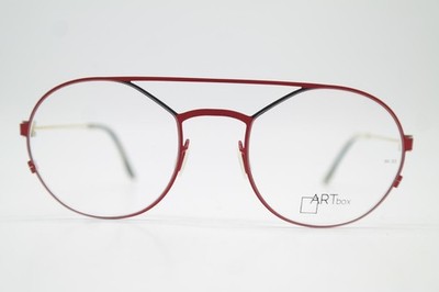 Bajazzo Viva 2 Red Black Silver Gold Oval Eyeglass Frame New