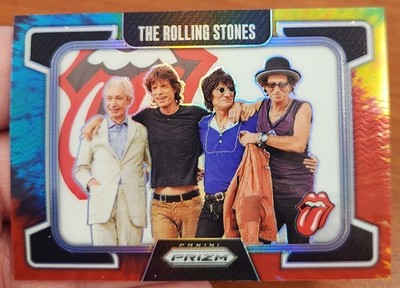 JAGGER RICHARDS WOOD WATTS ROLLING STONES 2025 PRIZM TYE TIE DYE 41/49 #86