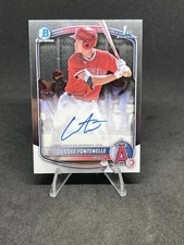 Cole Fontenelle 2025 Bowman Chrome #CPA-CF Auto 1st Angels