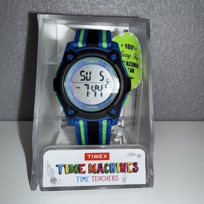 Timex TW7C26000, Timex Kid's Digital Watch, Nylon Strap, Indiglo, Alarm, Date