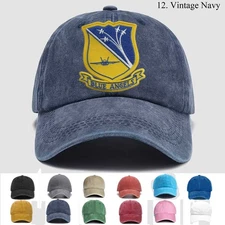 Embroidered Hat Blue Angels US Naval - Aerobatic Team Fighter Aircraft Pilot