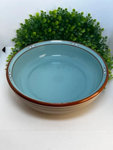 Noritake Stoneware Boulder Ridge 9 1/2” Serving Vegetable SALAD Bowl Baker