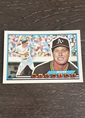 Mark McGwire #34 — 1989 Topps Big baseball card