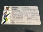 gi joe lot File Card 1993 General Flagg Great Condition