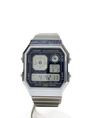 CASIO Quartz Watch Other Digital Stainless BLK SLV NULL