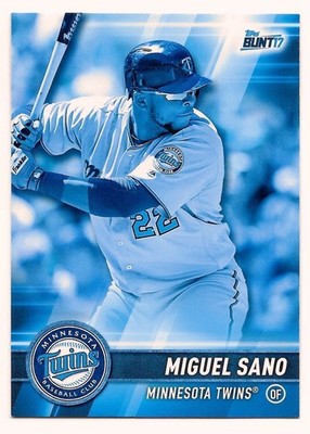 2017 Topps Bunt Blue #63 Miguel Sano Minnesota Twins