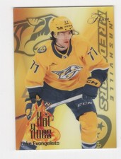 2025-26 FLAIR HOCKEY HOT HUES LUKE EVANGELISTA NASHVILLE PREDATORS #16