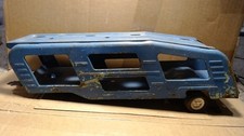 Tonka Semi Truck Car Hauler Carrier Transport Trailer Pressed Metal Vintage 1970