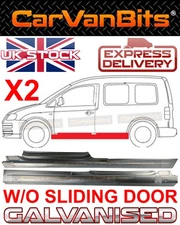 FOR VW CADDY III (2K) 04-10 FULL SILL REPAIR BODY RUST PANEL W/O SLIDING DOOR X2