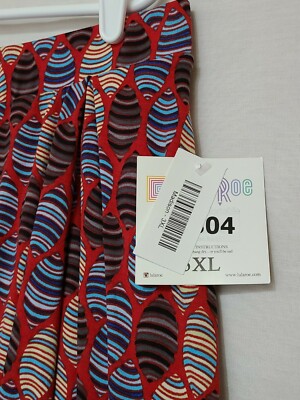 LuLaRoe Madison Skirt Pleated Pockets A-line Size Large NEW NWT