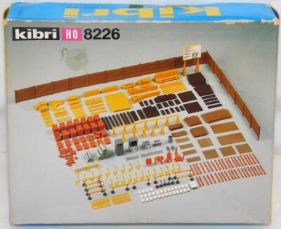 KIBRI 8226 Construction Site Accessories HO 1:87 1/87 Yard Details