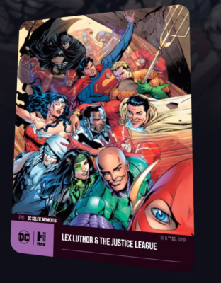 DC Universe SDCC Events Dawn of DC Selfies Pick your card