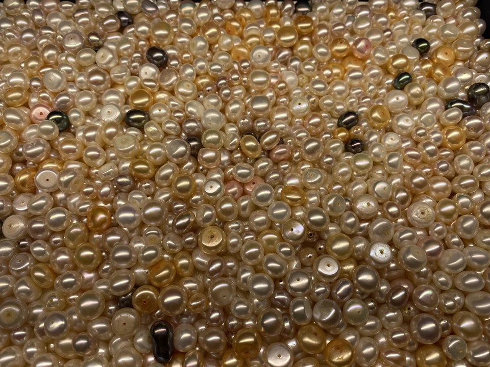 500 cuentas de perlas aaa mezcla para joyería de oro producto de alta calidad 6 - 10 mm Foto 2 de 4