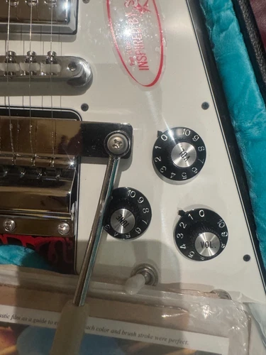 2006 Gibson Custom Jimi Hendrix Psychedelic Flying V “Love Drops”